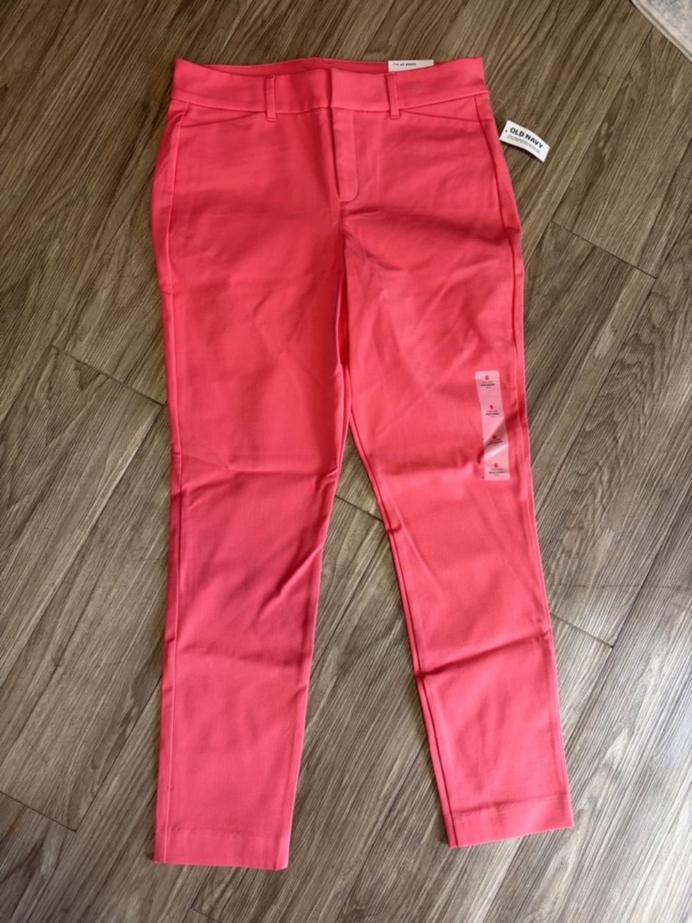 Old Navy Coral high rise pixie skinny ankle - Picture 4 of 5